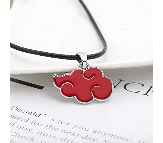 red cloud pendant necklace