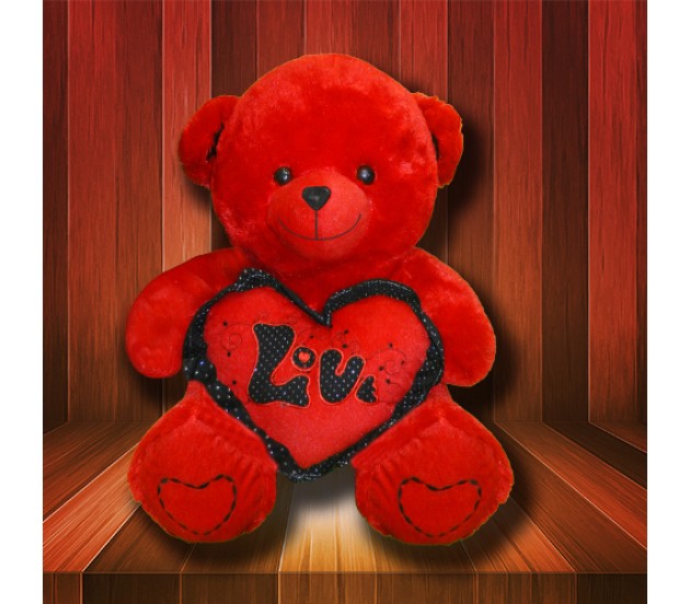 red love teddy bear