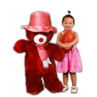 cap teddy bear 5 feet