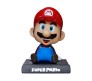 Super Mario Bobble Head for Car Dashboard with Mobile Holder Action Figure Toys Collectible Bobblehead Showpiece For Office Desk Table Top Toy For Kids and Adults Multicolor