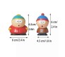 South Park Set of 5 Action Figure Figurines Showpiece for Office Desk Table Gift Multicolor