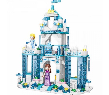 501 Pcs Princess Castle Design Doll House Building Block Set Bricks Lego Compatible Frozen Theme Brithday Gift Toy for Kids and Girls