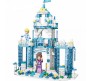 501 Pcs Princess Castle Design Doll House Building Block Set Bricks Lego Compatible Frozen Theme Brithday Gift Toy for Kids and Girls