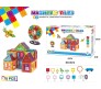 3D Magnetic Tiles (70 Pieces) Kids Magnet Building Block Tiles Set Gel Tiles Construction Game Puzzle for Boys and Girls Multicolor