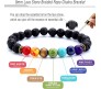 8MM 7 Chakra Bracelet with Lava Bracelet Original Natural Seven Chakra Crystal Stone Energy Bracelet Balancing for Men