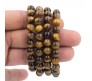 8MM Tiger Eye Bracelet Astrology Natural Crystal Stone Beads Bracelets for Men & Women