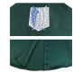 Attack On Titan Anime Inspired Green Cloak - Anime Cosplay Costume Cape Hoodie Dress Cosplay Costume Uniform Cape Green, XL