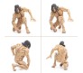 Attack On Titan Eren Yeager Action Figure Eren 15cm Collectible for Anime Fans Beast Mode Brown Toy PVC Multicolour