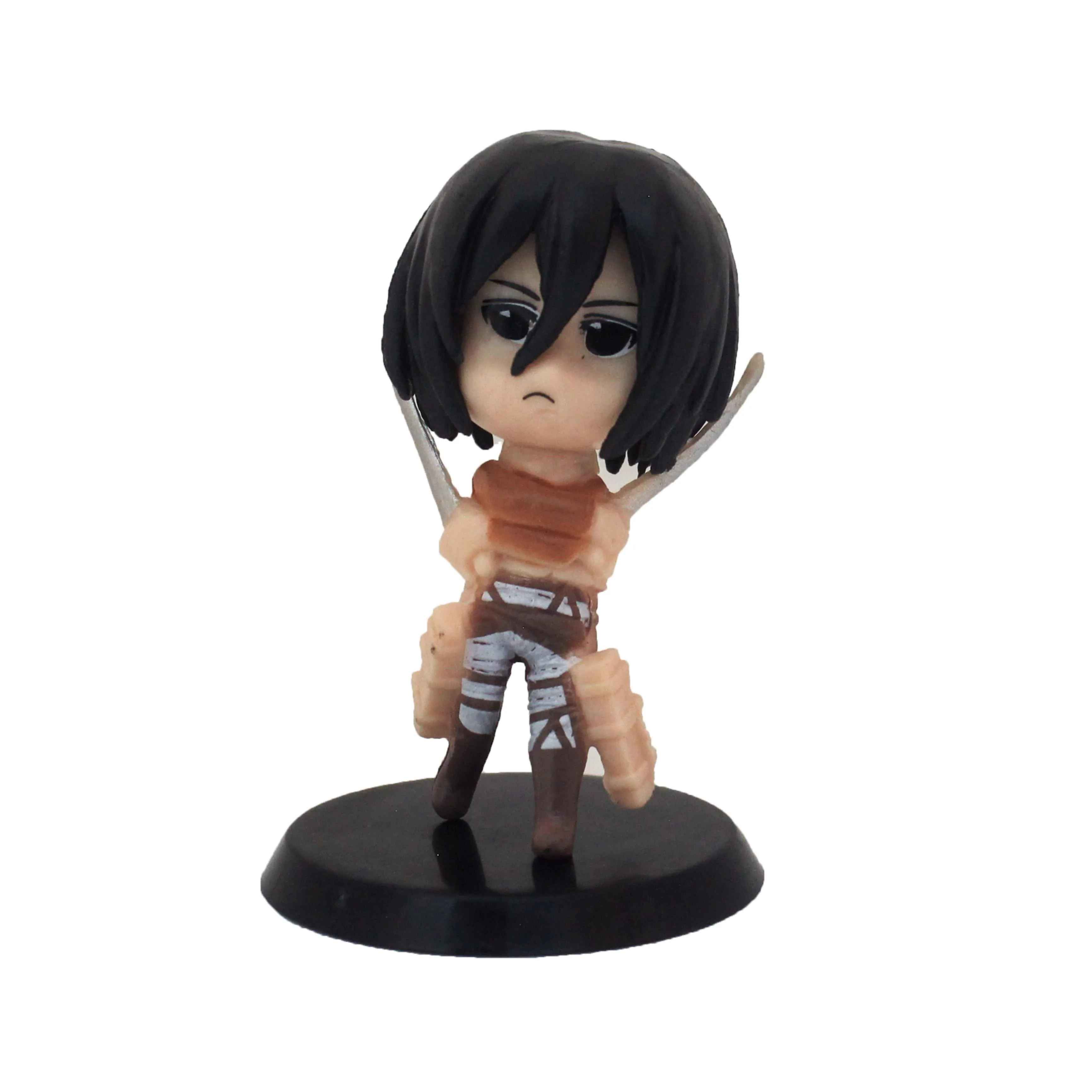 Attack On Titan Set Of 6 Eren Yeager Mikasa Ackermann Levi Ackermann Armin Arlert Sasha 3175