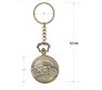 Motorbike Pocket Watch Keychain Nautical | Biker Antique Vintage Style Bike Metal Keychain | Retro Style Keychain for Car Bikes Key Ring