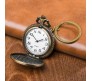 Motorbike Pocket Watch Keychain Nautical | Biker Antique Vintage Style Bike Metal Keychain | Retro Style Keychain for Car Bikes Key Ring