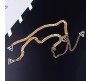 1 Pair Fancy Golden Chain Bra Straps Leaves Decorative Adjustable Designer Shoulder Strap for Wedding Party Gowns Women