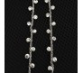 1 Pair Fancy Rhinestone Crystal Silver Chain Bra Straps Decorative Adjustable Shoulder Strap for Wedding Party Gowns Women