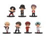 Set of 7 Kpop BTS Tiny Tans Action Figure Set Or Cake Topper Decoration Merchandise Showpiece for BTS Army to Keep in Office Desk Table Gift Kpop Lovers Toys D3 Multicolor