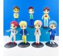 Set of 7 Kpop 15cm BTS Tiny Tans Action Figure Set Or Cake Topper Decoration Merchandise Showpiece for BTS Army to Keep in Office Desk Table Gift Kpop Lovers Toys Dred Multicolor 