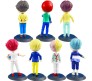 Set of 7 Kpop 15cm BTS Tiny Tans Action Figure Set Or Cake Topper Decoration Merchandise Showpiece for BTS Army to Keep in Office Desk Table Gift Kpop Lovers Toys Dred Multicolor 