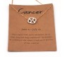 Horoscope Zodiac Sign Cancer Pendant Necklace Constellation Jewellery Star Sign Cute Small Gold Plated Chain Horoscope Gifts Women & Girls