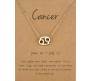 Horoscope Zodiac Sign Cancer Pendant Necklace Constellation Jewellery Star Sign Cute Small Gold Plated Chain Horoscope Gifts Women & Girls