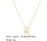 Horoscope Zodiac Sign Leo Pendant Necklace Constellation Jewellery Star Sign Cute Small Gold Plated Chain Horoscope Gifts Women & Girls