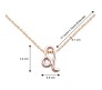 Horoscope Zodiac Sign Leo Pendant Necklace Constellation Jewellery Star Sign Cute Small Gold Plated Chain Horoscope Gifts Women & Girls