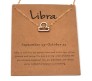 Horoscope Zodiac Sign Libra Pendant Necklace Constellation Jewellery Star Sign Cute Small Gold Plated Chain Horoscope Gifts Women & Girls