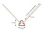 Horoscope Zodiac Sign Libra Pendant Necklace Constellation Jewellery Star Sign Cute Small Gold Plated Chain Horoscope Gifts Women & Girls