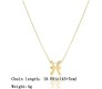 Horoscope Zodiac Sign Pisces Pendant Necklace Constellation Jewellery Star Sign Cute Small Gold Plated Chain Horoscope Gifts Women & Girls