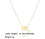 Horoscope Zodiac Sign Scorpio Pendant Necklace Constellation Jewellery Star Sign Cute Small Gold Plated Chain Horoscope Gifts Women & Girls