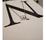 Horoscope Zodiac Sign Scorpio Pendant Necklace Constellation Jewellery Star Sign Cute Small Gold Plated Chain Horoscope Gifts Women & Girls