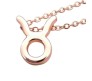 Horoscope Zodiac Sign Taurus Pendant Necklace Constellation Jewellery Star Sign Cute Small Gold Plated Chain Horoscope Gifts Women & Girls