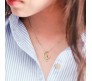 Crescent Moon Cat Pendant Necklace Jewellery Silver Gold Plated Cat Lover Gifts for Women & Girls