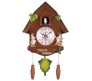 42cm x 26cm Cuckoo Bird Coming Out Wall Clock - Cuchoo Kuku Bird Alarm Bell Rabbit Music Clock for Living and Kids Room Home