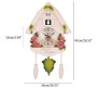 42cm x 26cm Cuckoo Bird Coming Out Wall Clock - Cuchoo Kuku Bird Alarm Bell Music Clock for Living and Kids Room Home