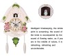 42cm x 26cm Cuckoo Bird Coming Out Wall Clock - Cuchoo Kuku Bird Alarm Bell Music Clock for Living and Kids Room Home