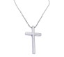 Lord Jesus Cross Silver Stainless Steel Pendant Necklace Chain Crusifix For Men And Women