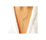 Infinity with Cross Hanging Necklace Pendant Combo Set of 2 Jewelry Accessory Gold + Silver Plated for Girls & Women