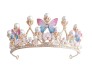 Girls Tiara Crown Women Flower Butterfly Princess Gift for Wedding Kids Birthday Girl Party Pageant Accessories Costume Present for 8-16 Years Teens Jewelery