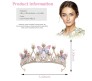 Girls Tiara Crown Women Flower Butterfly Princess Gift for Wedding Kids Birthday Girl Party Pageant Accessories Costume Present for 8-16 Years Teens Jewelery