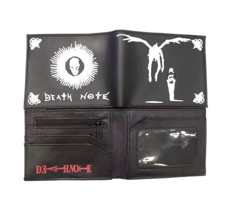 Anime Death Note Ryuk Stylish Printed Design Purse PVC Leather Wallet For Kids Men & Boys