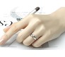 Double Dolphin Adjustable Ring Silver Plated for Women & Girls