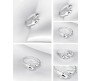 Double Dolphin Adjustable Ring Silver Plated for Women & Girls