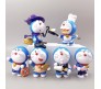 Set of 6 Doraemon Action Figure Set Cake Topper Showpiece Table Gift Toy