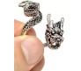 Dragon Ring Adjustable Vintage Antique Gothic Rings Silver Plated For Men and Women