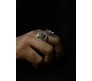 Dragon Ring Adjustable Vintage Antique Gothic Rings Silver Plated For Men and Women