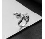 Dragon Ring Adjustable Vintage Antique Gothic Rings Silver Plated For Men and Women