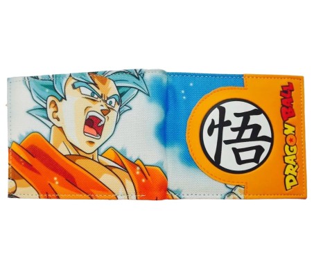 Anime Dragon Ball Z Goku Stylish Printed Design Purse PU Leather Wallet For Kids Men & Boys D1