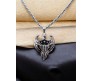 Eagle Pendant with Stainless Steel Eagle Chain for Men and Women - Eagle Locket with 24-Inch Round Box Chain for Men's Pendant