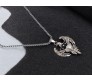 Eagle Pendant with Stainless Steel Eagle Chain for Men and Women - Eagle Locket with 24-Inch Round Box Chain for Men's Pendant