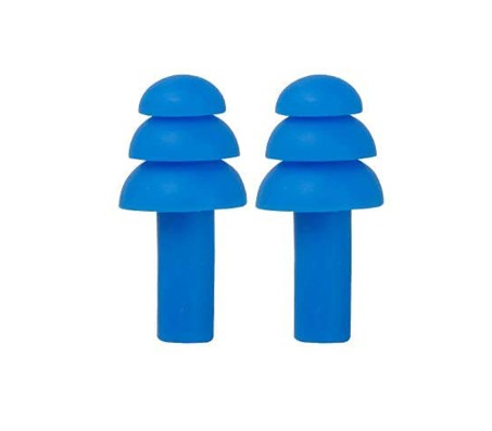 Ear Plugs Soft Silica Noise Reduction for Sleeping Meditation Swimming Adult Kids Reusable for Travel Air Plugs For Noise Blocking / Cancellation - Blue