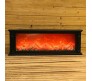 Artificial Fireplace LED Lamp with Realistic Flame Effect Big 40 Inch For Living Room, Bedroom, Indoor Decoration Electric Faux Fire Place Black